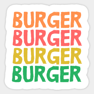 BURGER BURGER Sticker